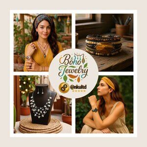 🆕 Boho Chic Jewelry Collection Artisan‎ & Boutique Exclusive Trendy Pieces 🌷🌟